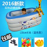 正品儿童宝宝成人充气浴缸水池玩沙池小孩游泳池充气钓鱼池戏水池