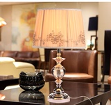奢华装饰客厅书房别墅创意时尚现代美式欧式水晶台灯卧室床头灯具