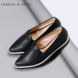 CHARLES&KEITH单鞋 女 CK1-70970019 厚底尖头女鞋休闲鞋