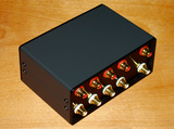 立体声四路音频信号输入切换器采用镀金RCA插座 (四进一出)器材PK