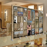 欧式实木屏风隔断时尚客厅简约现代卧室折屏折叠玄关艺术移动定制