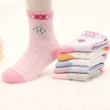 【天猫超市】小龙人 男孩女孩可爱烫钻兔子宝宝袜 莱卡棉时尚童袜