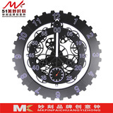 妙刻品牌创意钟齿轮钟齿轮表齿轮挂钟欧式钟机械挂钟个性钟装饰钟