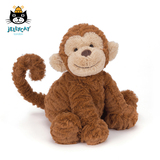 英国进口直邮jellycat正品Fuddlewuddle猴毛绒玩具超柔软猴子公仔