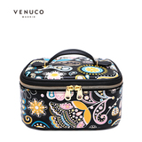 VENUCO女包化妆包女水桶化妆箱便携迷你手提包包韩国大容量收纳包