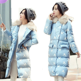 韩国代购2016冬装新款旋风少女同款中长款加厚羽绒棉衣棉服女外套