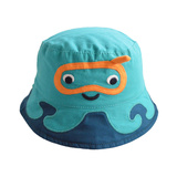 外贸原单儿童帽子男童盆帽卡通造型帽太阳帽宝宝遮阳帽小孩渔夫帽