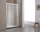 特价一字型简易淋浴房整体3ccc认证 浴室移门钢化玻璃隔断屏风