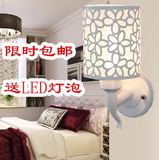 包邮欧式壁灯床头灯创意客厅卧室房间LED小夜灯简约过道现代灯具