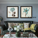美式装饰画客厅卧室玄关现代简约装饰画原版进口美式乡村植物花卉