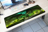 魔兽世界wow7.0军团再临新版伊利丹游戏鼠标垫超大定制键盘桌垫