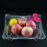 创意欧式透明水果盘带架 糕点糖果瓜果盘 自助餐展示盘 沙拉盘