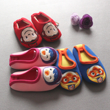 韩国*小企鹅p家男女童家居鞋 松紧后跟儿童保暖棉拖鞋卡通地板鞋