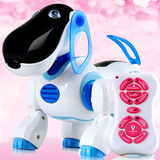 儿童电动玩具狗 会叫会走机器狗感应 玩具电子狗笨笨狗智能声控