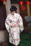 cos日本传统女士和服吴服长款和服睡袍浴衣舞台表演出写真服装