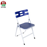 供应简易四孔 钢塑折叠 办公室 会议 户外 塑料椅 职员椅 实用