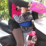 正品女装电动摩托车儿童安全座椅前置座椅踏板电瓶车宝宝折叠坐椅