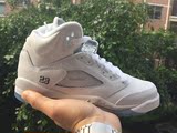 代购 Nike Air Jordan 5 白银 AJ5 乔5 男 女鞋 篮球鞋136027-130
