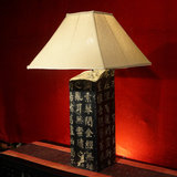 L台灯的种类 创意个性古典装饰台灯 卧室床头客厅做旧复古立式灯