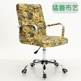 特价促销办公椅子弓形钢制脚网布格子电脑椅职员椅固定扶手接待椅