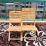 竹木便携沙滩椅子折叠午睡椅午休椅子躺椅休闲椅楠竹实木椅午休床