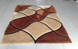 新品 3D立体地毯 免洗加厚弹力丝地毯 3D客厅茶几地毯卧室