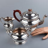 西洋古董 银器 收藏 英国 1946年 纯银 1108g  酒壶  茶壶 水壶