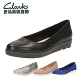 2016春季正品Clarks其乐女鞋真皮厚底平底单鞋英国代购Evie Buzz