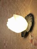 包邮LED艺术荷花吊灯 茶楼客厅餐厅楼梯灯饰 创意树脂壁灯-小荷花