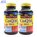 美国原装进口 Nature Made辅酶Q10软胶囊200mg140粒COQ心脏保健