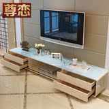 茶几电视柜组合 小户型客厅创意长方形 钢化玻璃烤漆现代简约茶桌