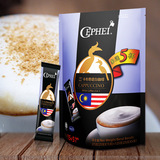 奢斐CEPHEI马来西亚卡布奇诺三合一速溶白咖啡粉原装进口500g20条