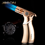 jobon中邦气体充气防风打火机创意金属雪茄打火机个性点烟器正品