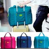 旅行收纳袋韩版尼龙折叠式旅游便携收纳包整理袋大容量手提袋4K43