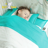 婴儿床单 幼儿园被套 枕套 婴儿床品套件三件套 纯棉新生儿秋冬