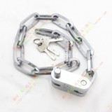 电镀叶片钢条锁链条钢丝锁单车锁自行车锁关节锁钢缆锁铁链锁
