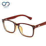 欧斯迈木腿眼镜框TR90木框眼镜架防辐射复古铆钉男女平光镜框眼镜