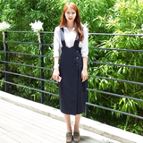 韩国代购 Cherrykoko正品夏季新款学院风可爱连衣裙(C66PHOP105)