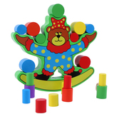 启蒙教具 宝宝木制天平枰 算数字平衡游戏 木质益智儿童玩具1-3岁