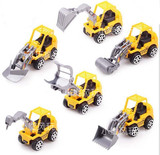儿童玩具小汽车惯性车多功能工程车挖土机挖掘机玩具车礼物套装
