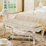 欧式床尾凳床边凳床凳换鞋凳实木床榻卧室美式长凳特价