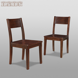 美式白蜡木全实木餐椅 宜室宜家美式乡村现代简约实木单人椅子