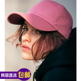 韩国正品潮牌直邮男女Andersson Bell刺绣黑色粉色logo棒球帽子