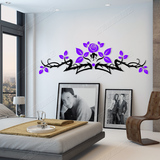创意水晶亚克力3D立体墙贴画影视电视背景墙客厅卧室内墙壁装饰贴