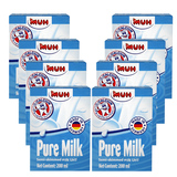 【天猫超市】德国进口牧牌部分脱脂纯牛奶200ml*24/箱学生早餐奶