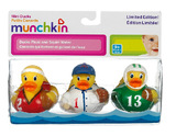 美国进口Munchkin麦肯齐婴儿洗澡玩具戏喷水3只装小鸭子男女款