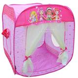 儿童公主小帐篷玩具屋 超大粉色女孩游戏婴儿房室内户外春游礼物