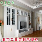 北京简欧式烤漆电视柜客厅高档电视柜简欧实木电视柜定制家具