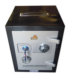 虎牌保险柜 投币式500机械锁保险柜收银专用
