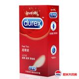 杜蕾斯 避孕套 超薄装 12片装 安全套 计生两性成人情趣用品